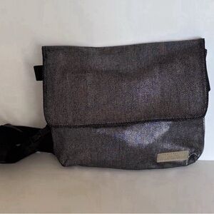 MAC PACS STYLE  64 - SILVER DENIM, SQUARE BAG/ PURSE - VINTAGE ~ 1999!